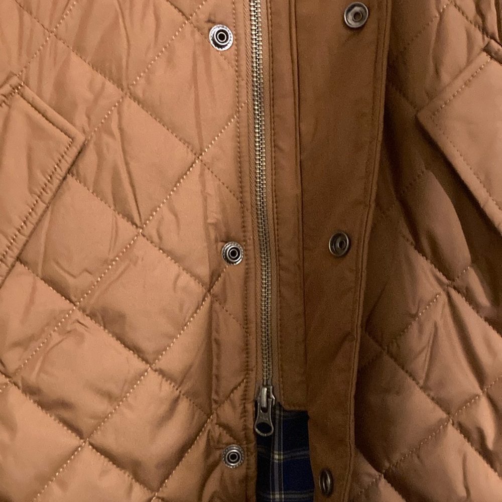 NWT Brooks Brothers Diamond Quilted Jacket - Bison (Brown) - Picture 9 of 14